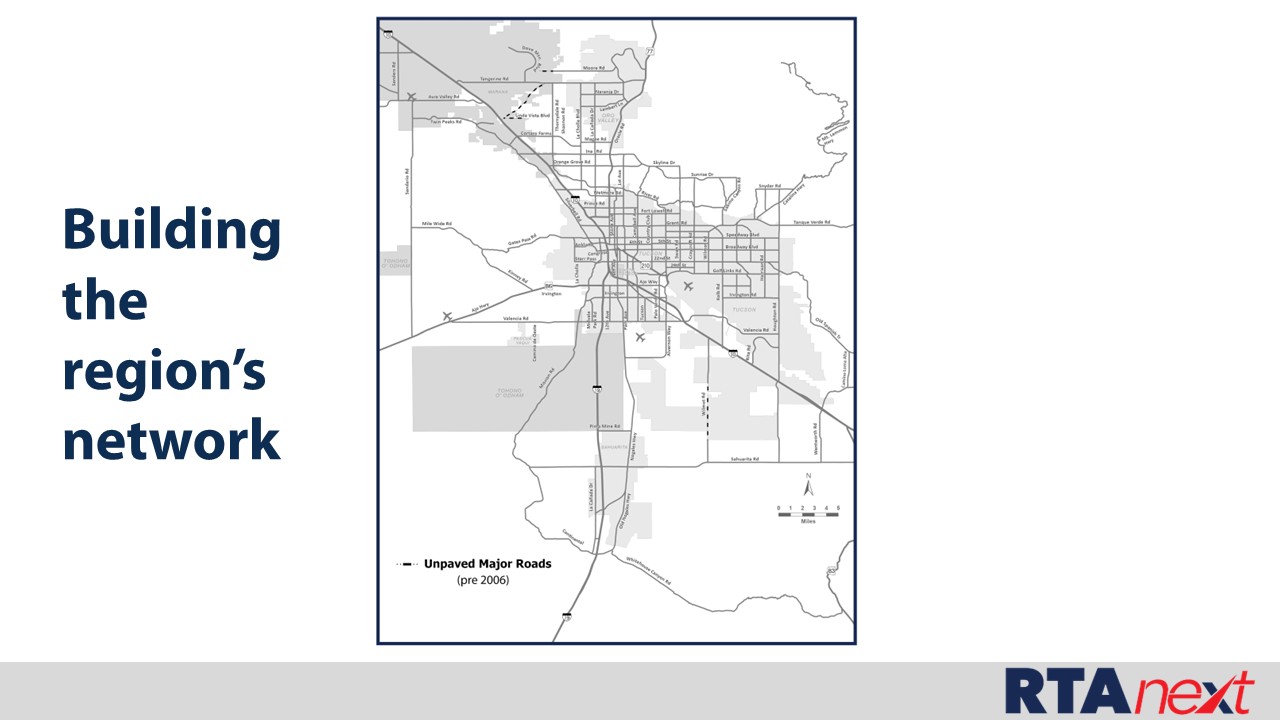 Pre RTA network of roads